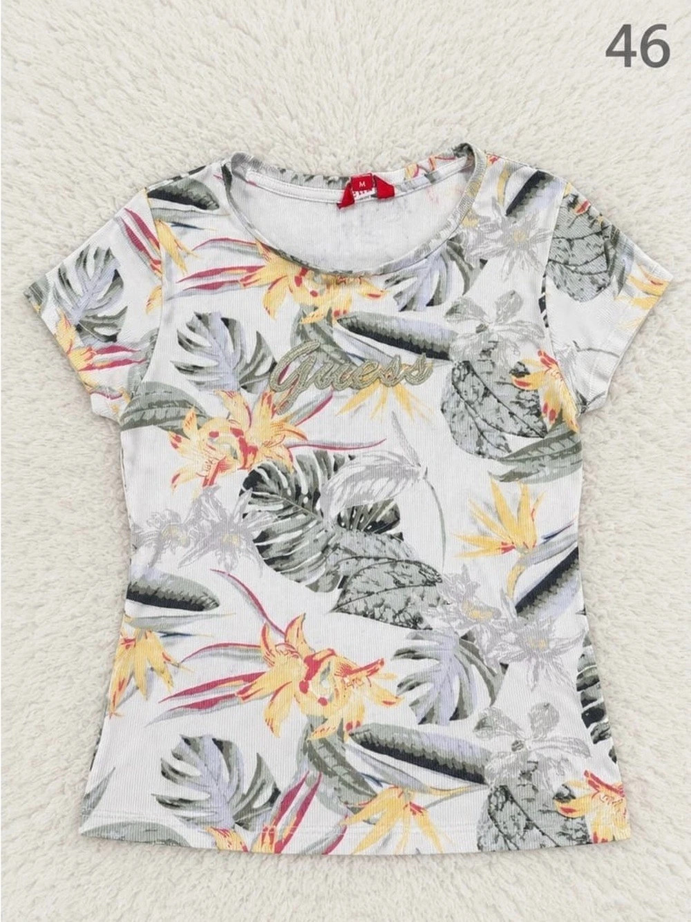 GUESS Floral Short Sleeve Tee
